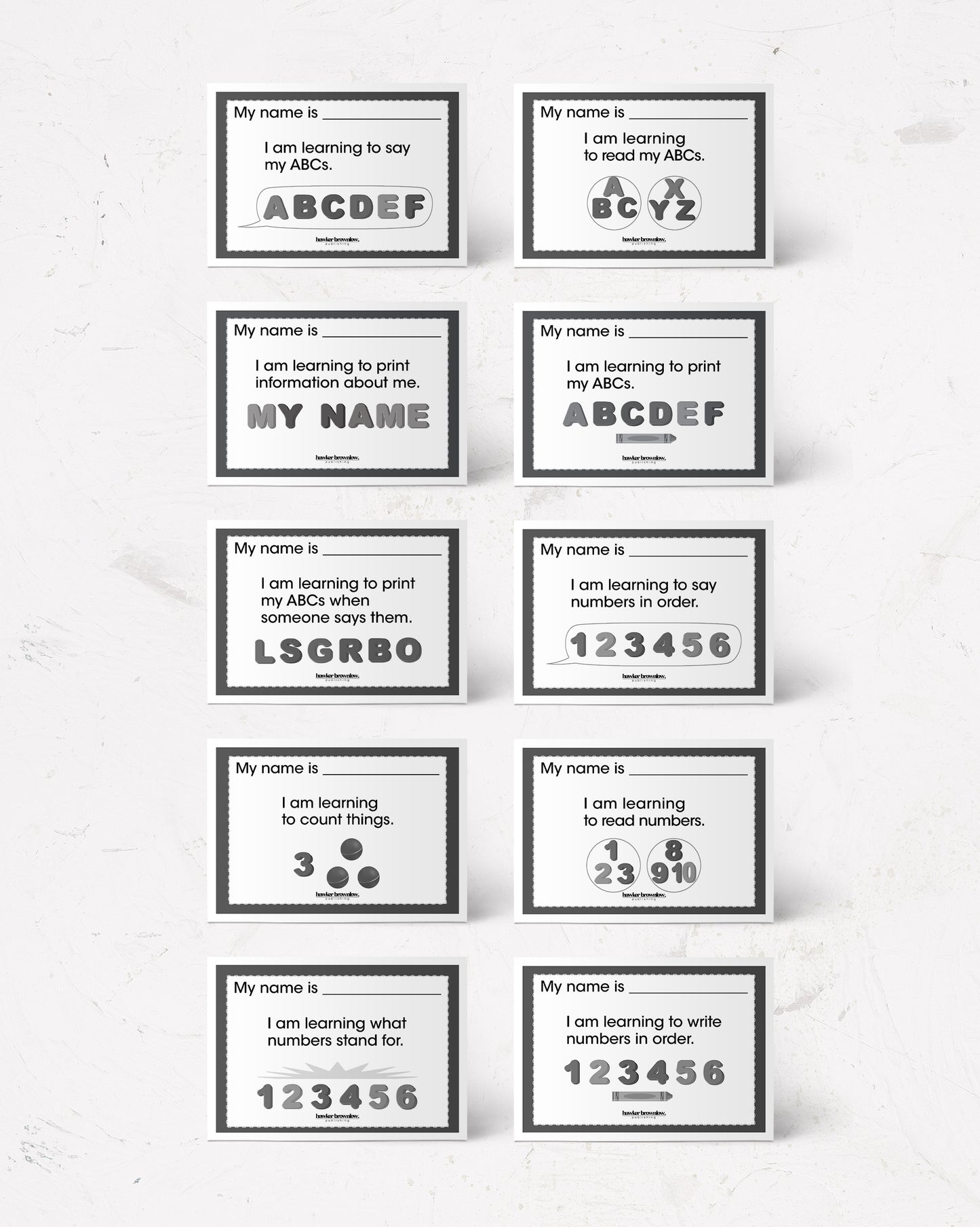 BRIGANCE: Readiness: Take-Home Activity Books (Set of 10 - 1 of each)