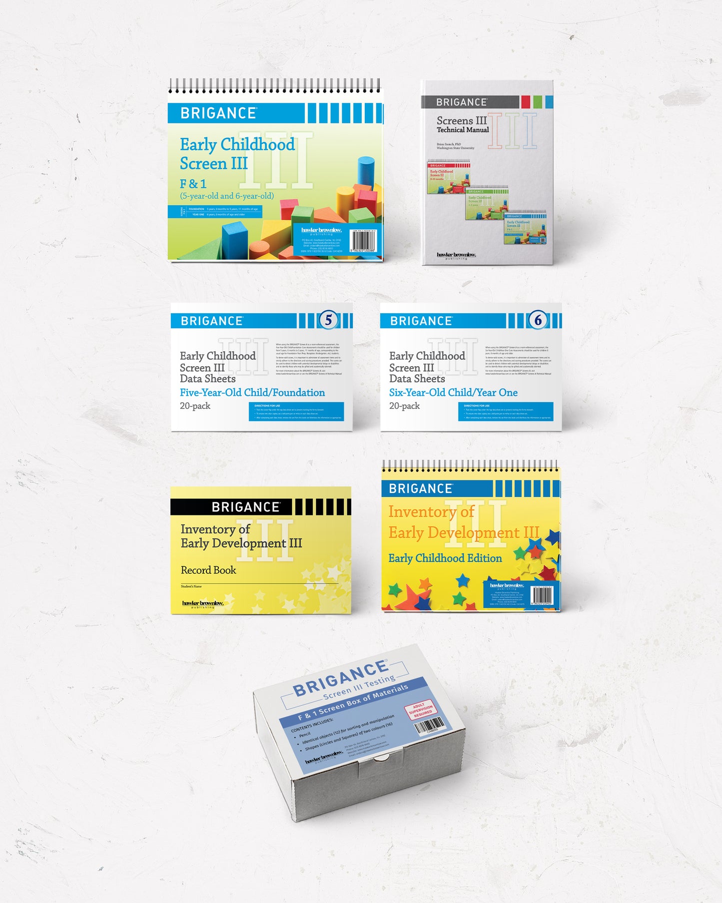 BRIGANCE: Screens III Complete Assessment Bundle F & 1