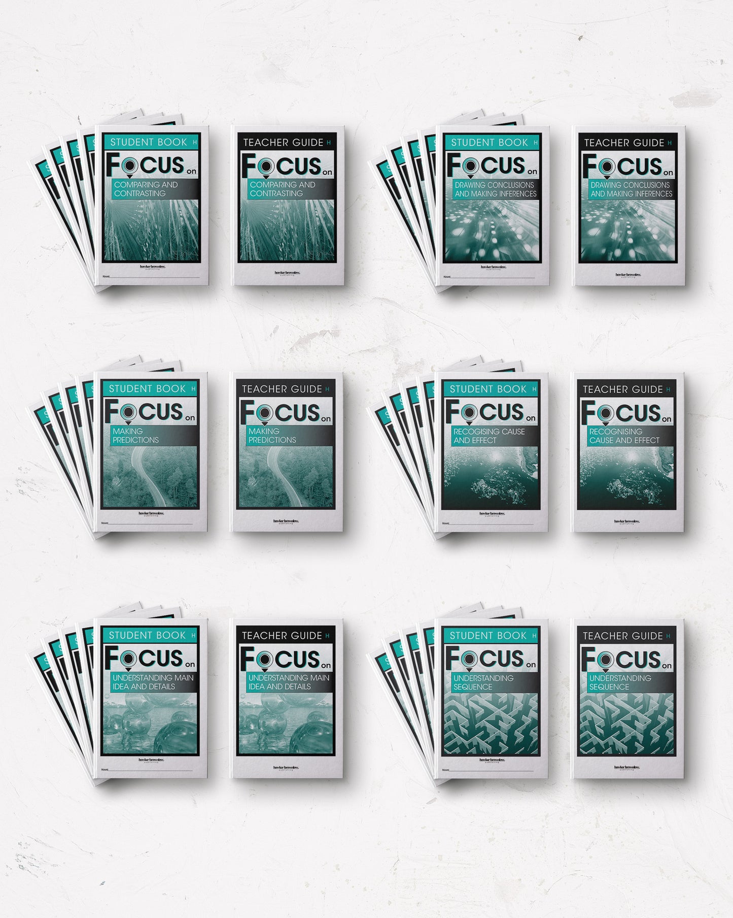 FOCUS on Reading: Level H Class Set (30 Student Books and 6 Teacher Guides)