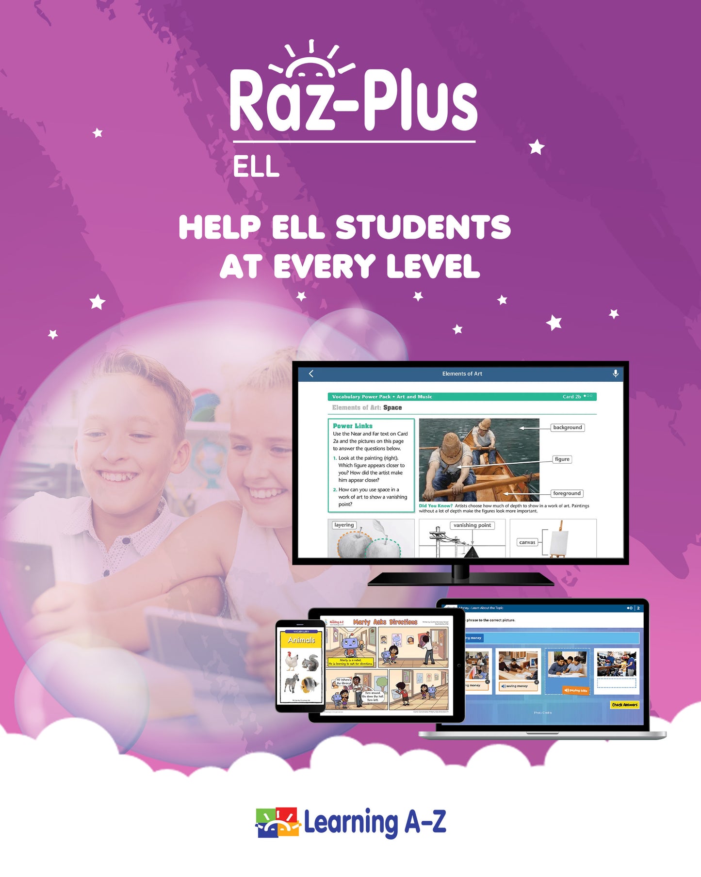 Raz-Plus ELL – 1-Year Classroom Licence (36 Students & 1 Teacher)