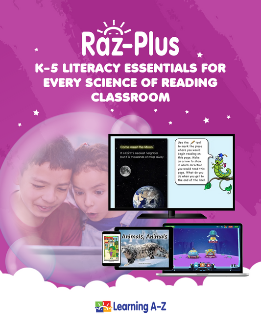 Raz-Plus – 1-Year Classroom Licence (36 Students & 1 Teacher)