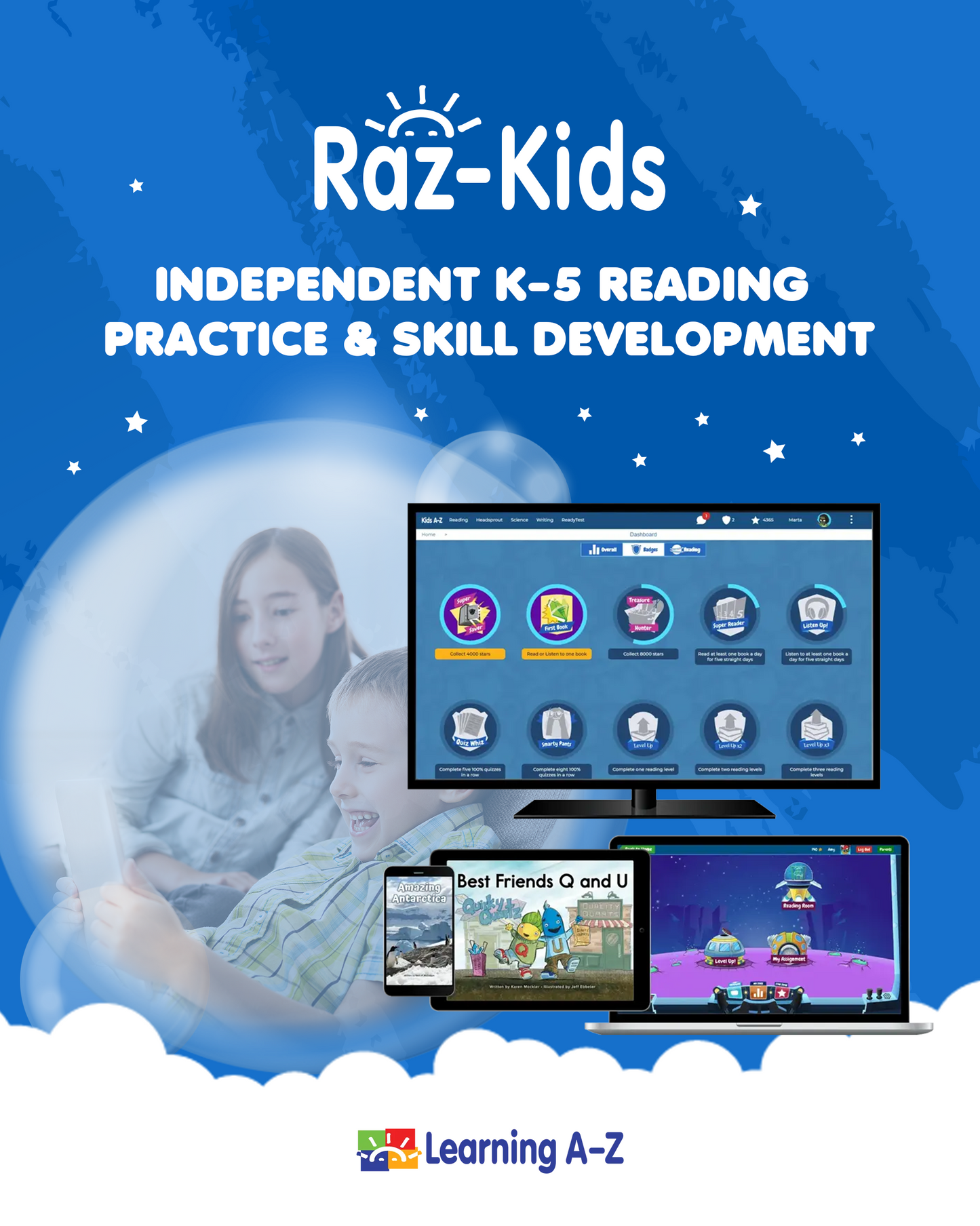 Raz-Kids – 1-Year Classroom Licence (36 Students & 1 Teacher)