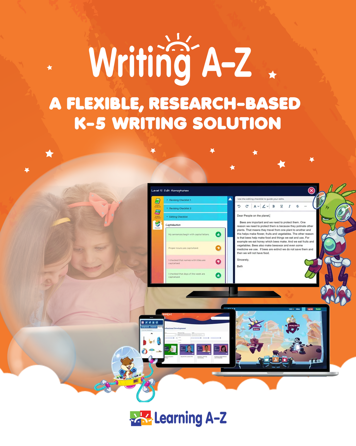 Writing A-Z – 1-Year Classroom Licence (36 Students & 1 Teacher)