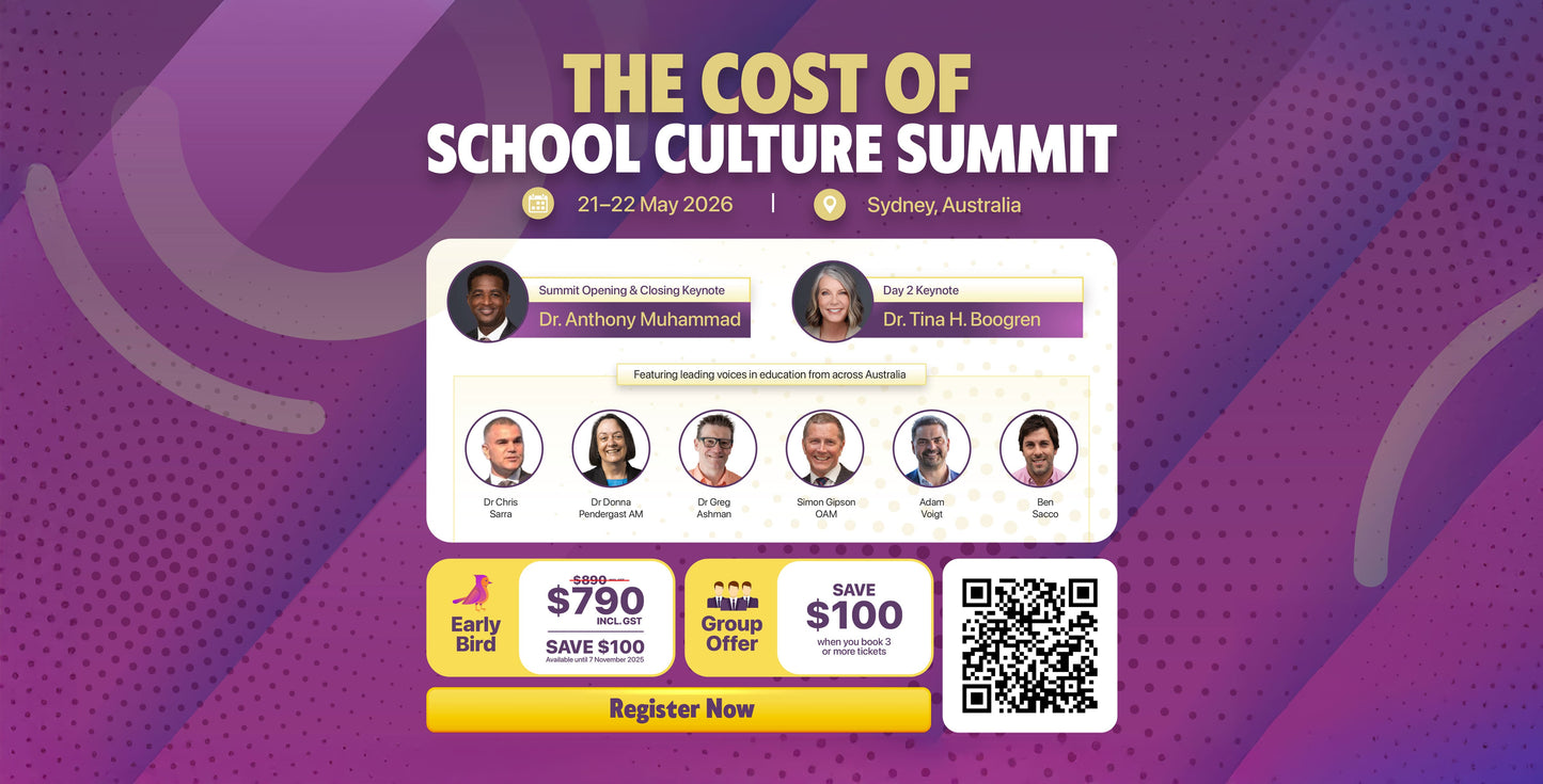 The Cost of School Culture Summit - Sydney - 21–22 May 2026