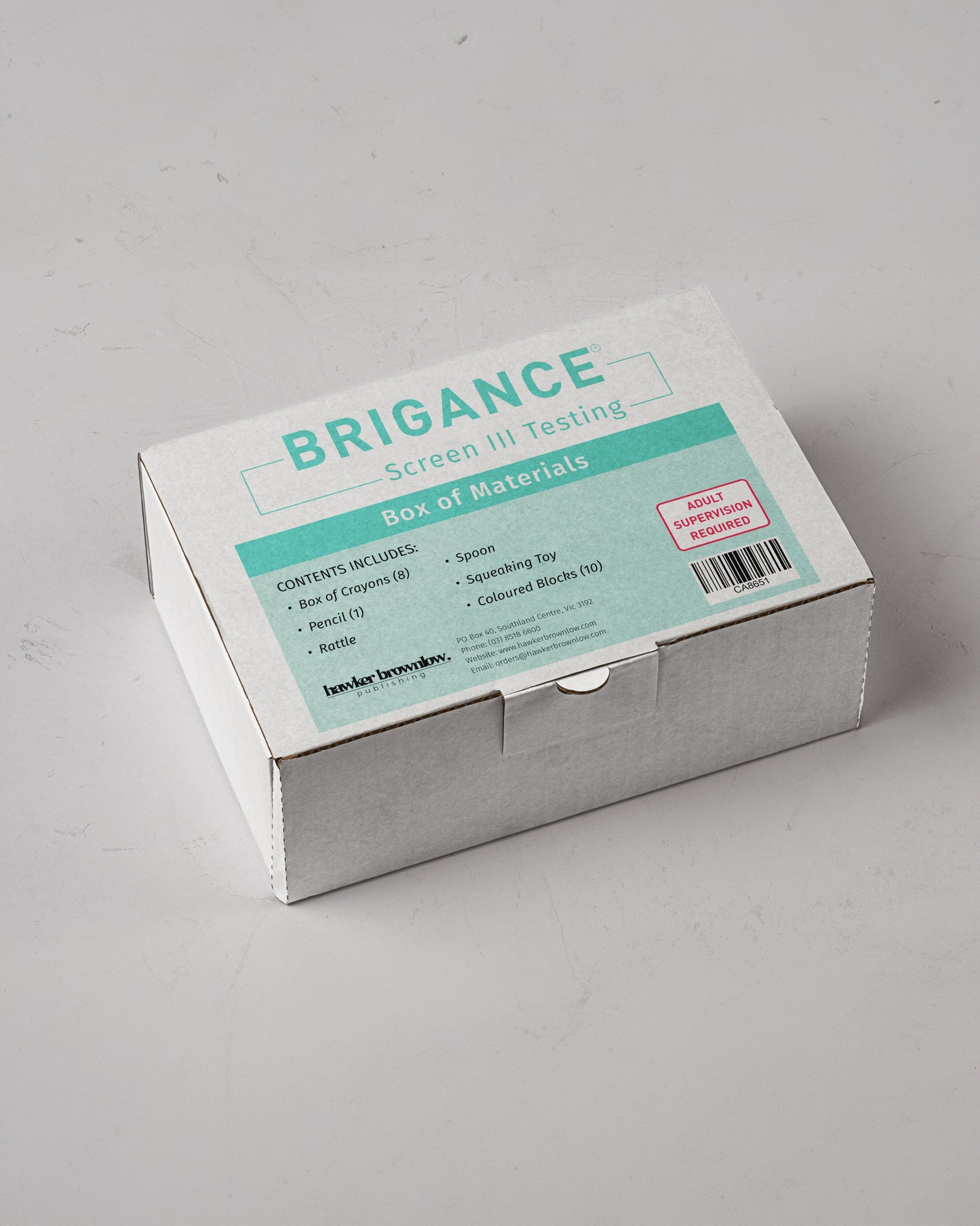 BRIGANCE: Screens III: Box of Materials