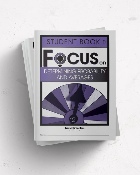 FOCUS on Mathematics: Level D (Determining Probability and Averages) Student Books (Pack of 5)