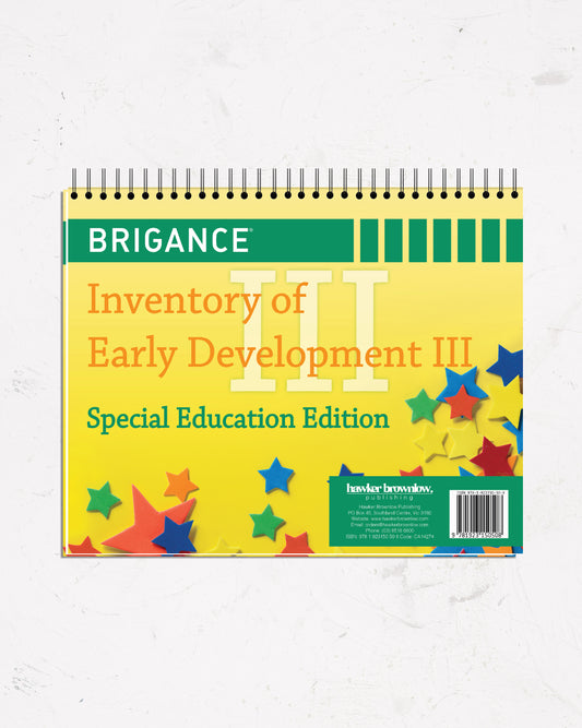 BRIGANCE: IED III: Inventory Special Education Edition