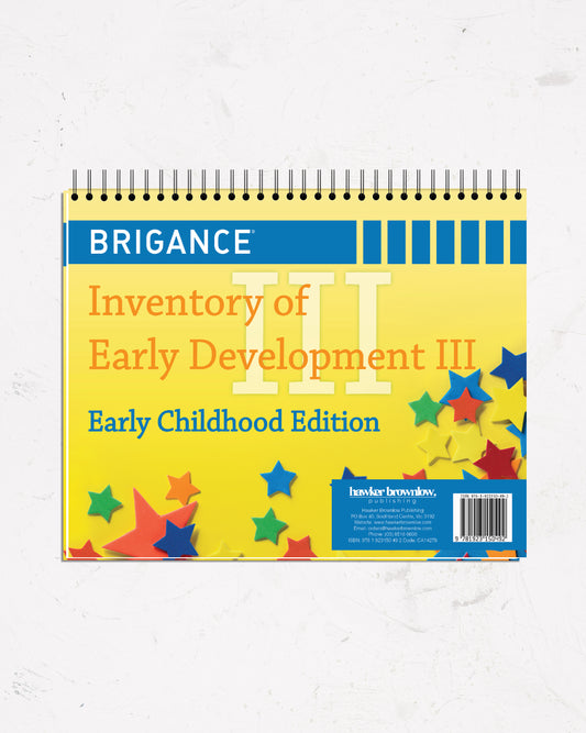BRIGANCE: IED III: Inventory Early Childhood Edition