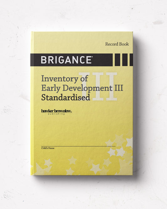 BRIGANCE: IED III: Standardised Record Book (Set of 10)