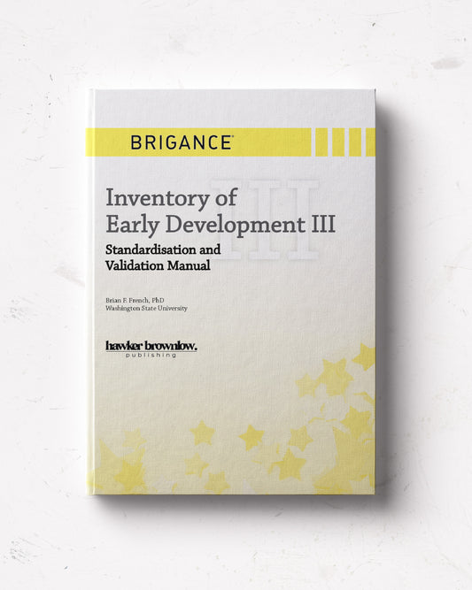 BRIGANCE: IED III: Standardisation and Validation Manual