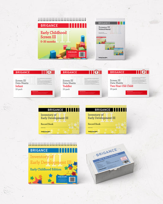 BRIGANCE: Screens III: Complete Assessment Kit 0-35 Months