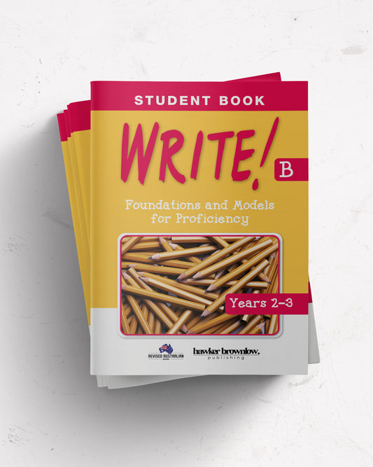 WRITE! Student Book B (Years 2-3) set of 5