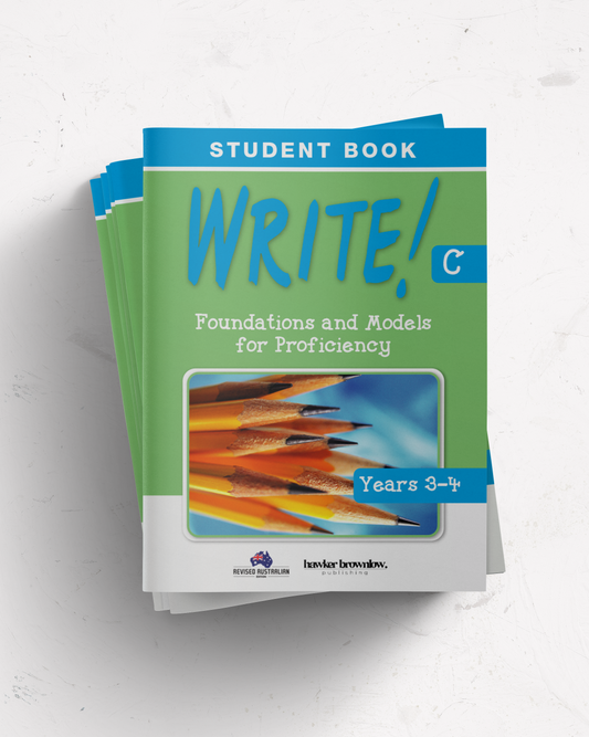 WRITE! Student Book C (Years 3-4) set of 5
