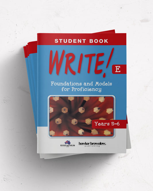 WRITE! Student Book E (Years 5-6) set of 5