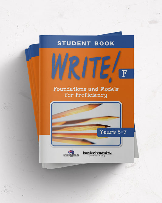 WRITE! Student Book F (Years 6-7) set of 5