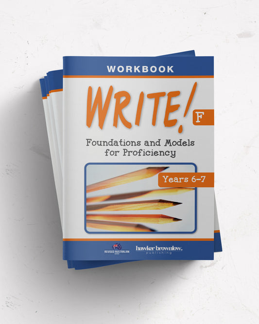 WRITE! Workbook F (Years 6-7) set of 5