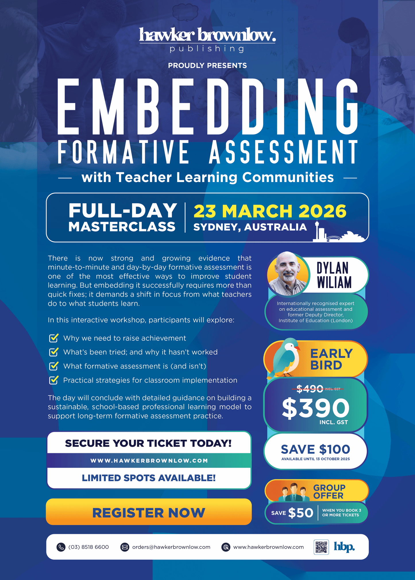 Embedding Formative Assessment with Teacher Learning Communities Masterclass – Sydney – 23 March 2026