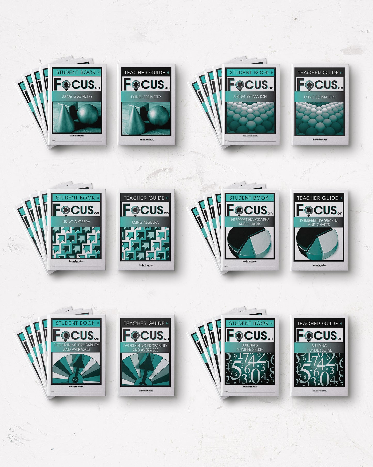 FOCUS on Mathematics: Level H Class Set (30 Student Books, 6 Teacher Guides)