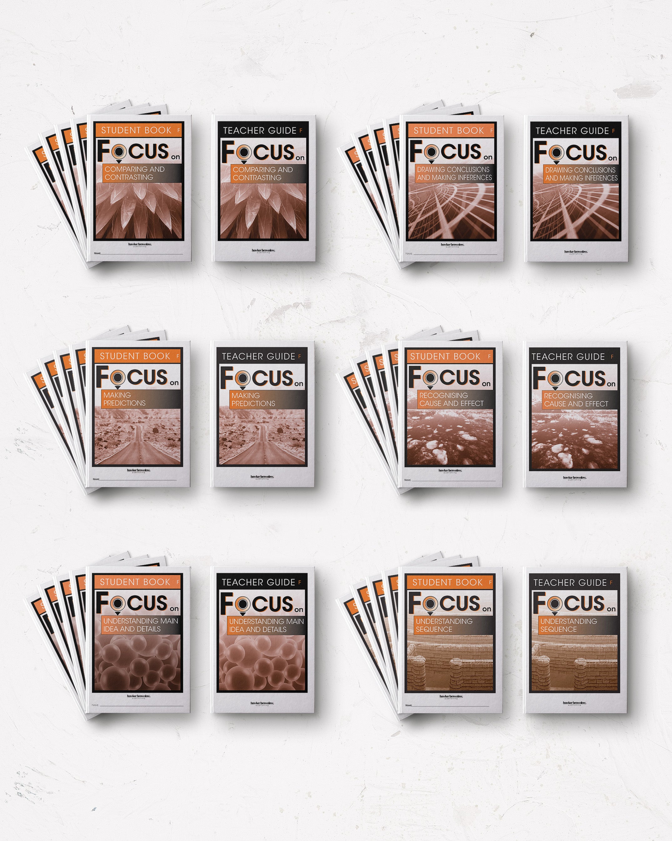 Reading F FOCUS on Reading: Level F Class Set (30 Student Books and 6 Teacher Gu ...