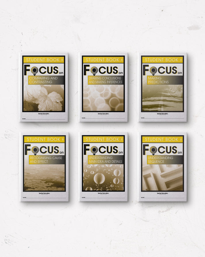 FOCUS on Reading: Level B Student Books (Complete Set of 6) – Hawker ...