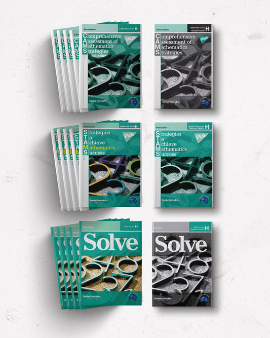 CAMS, STAMS and Solve Collection H (75 Student Books 3 Teacher Guides)