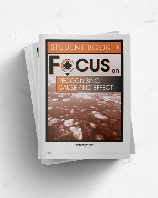 FOCUS on Reading: Level F (Recognising Cause and Effect) Student Books (Set of 5)