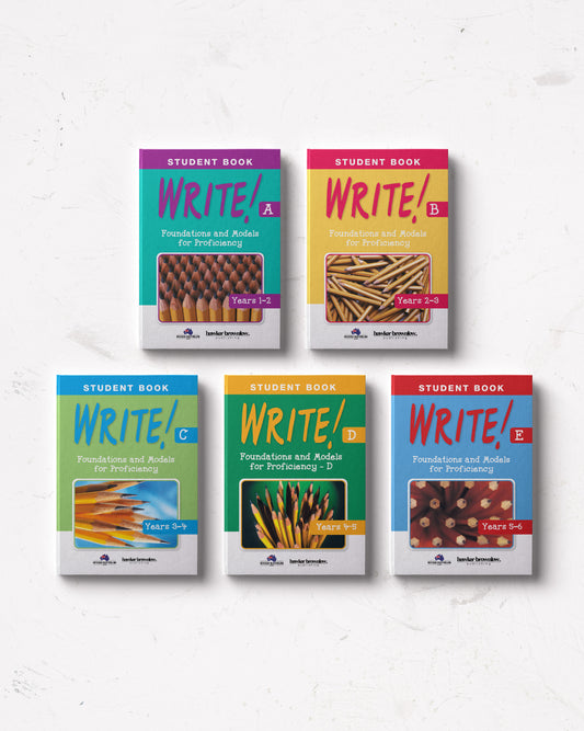 WRITE! Mixed Pack Student Books A-E