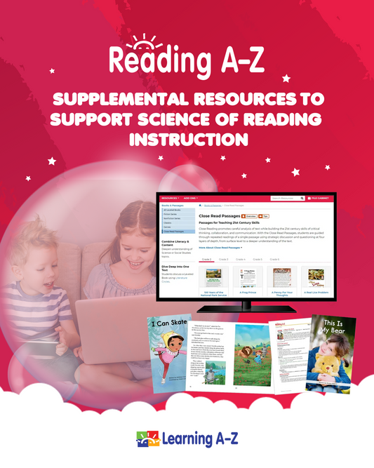 Reading A-Z – 1-Year Classroom Licence (36 Students & 1 Teacher)